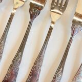 PLATIL 12 Couverts à Poisson  Métal Argenté