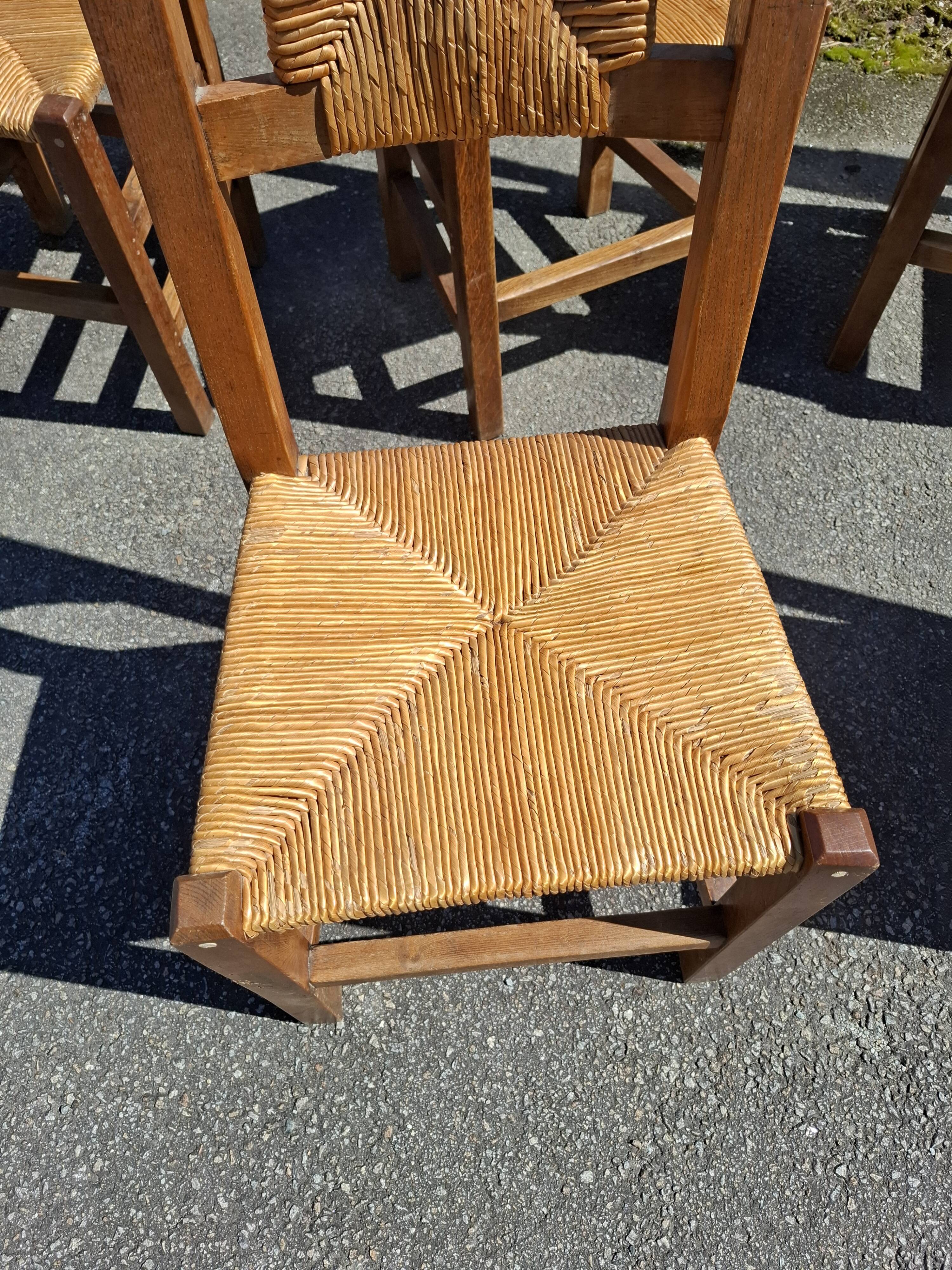 6 Perriand style chairs