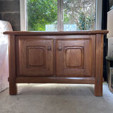 Small varnished wooden buffet