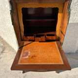 Curved rosewood secretary