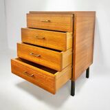 Small teak chest of drawers, 1950s