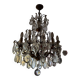 Lustre en bronze et cristal