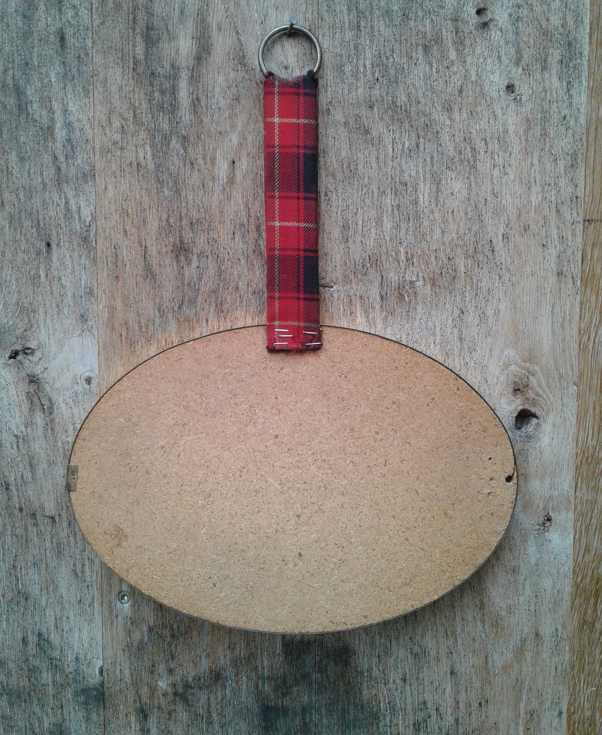 Vintage oval mirror 35x24cm