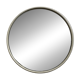 Vintage round mirror from the 70s - cream plastic/resin frame - Ø61cm