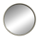 Vintage round mirror from the 70s - cream plastic/resin frame - Ø61cm