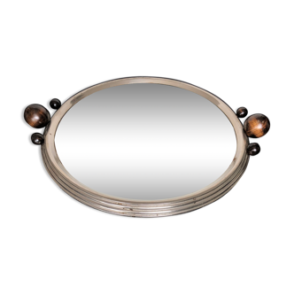 Plateau miroir art déco