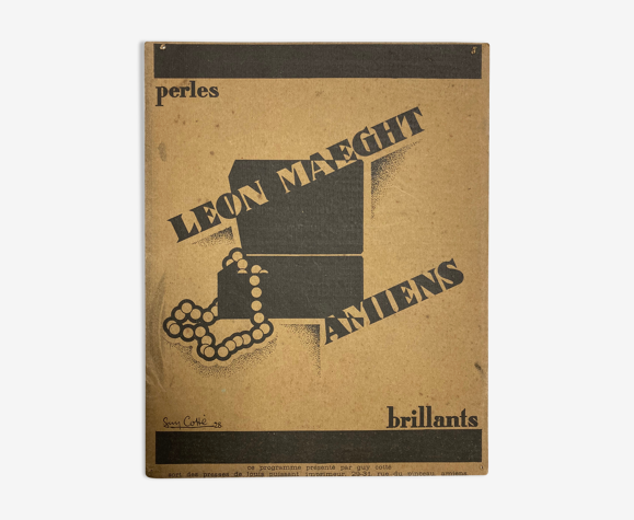 Publicité bijoutier années 1920