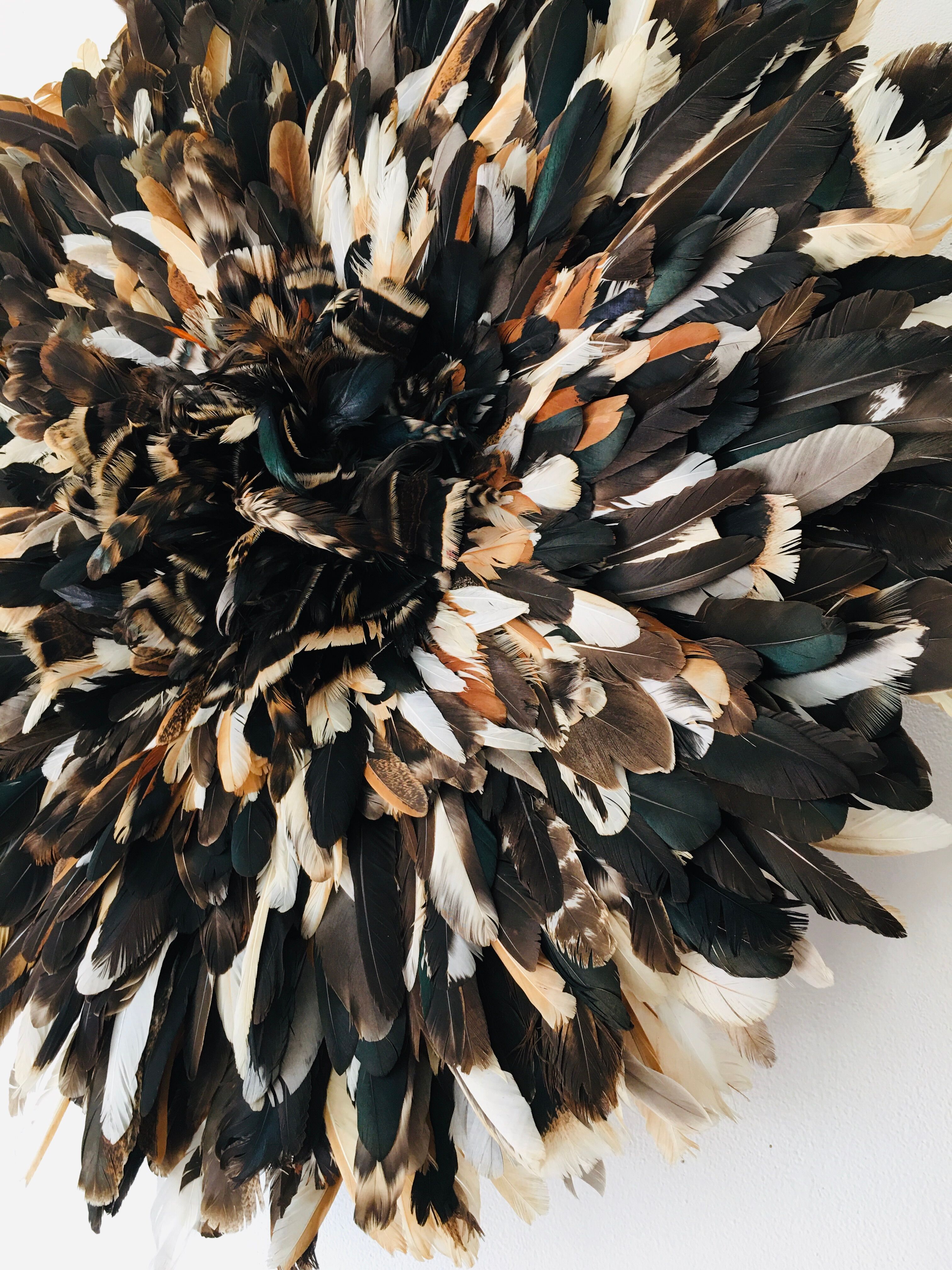 Juju hat black speckled 70 cm