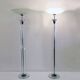 Pietro Chiesa for Fontana Arte rare pair of crystal floor lamps, 1930s