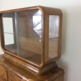 Art deco bookcase display cabinet by Jindrich Halabala