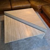 2-item travertine lounge tables