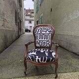 Louis Philippe armchair restored to new condition