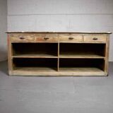 Antique shop counter