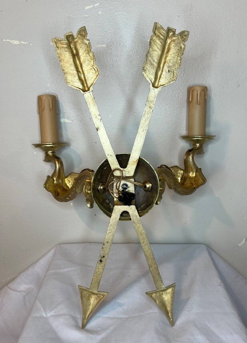 Pair of Empire style wall sconces