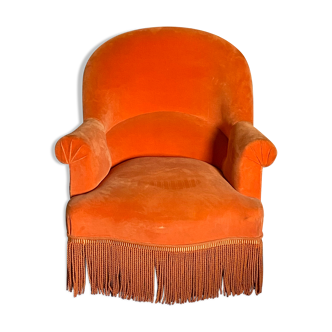 Orange toad armchair