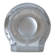 Golf crystal pocket emptier or paperweight by Nybro of Sweden