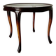 1930s French Art Deco Coffee Table, Beech Wood & Glass, Curved Design