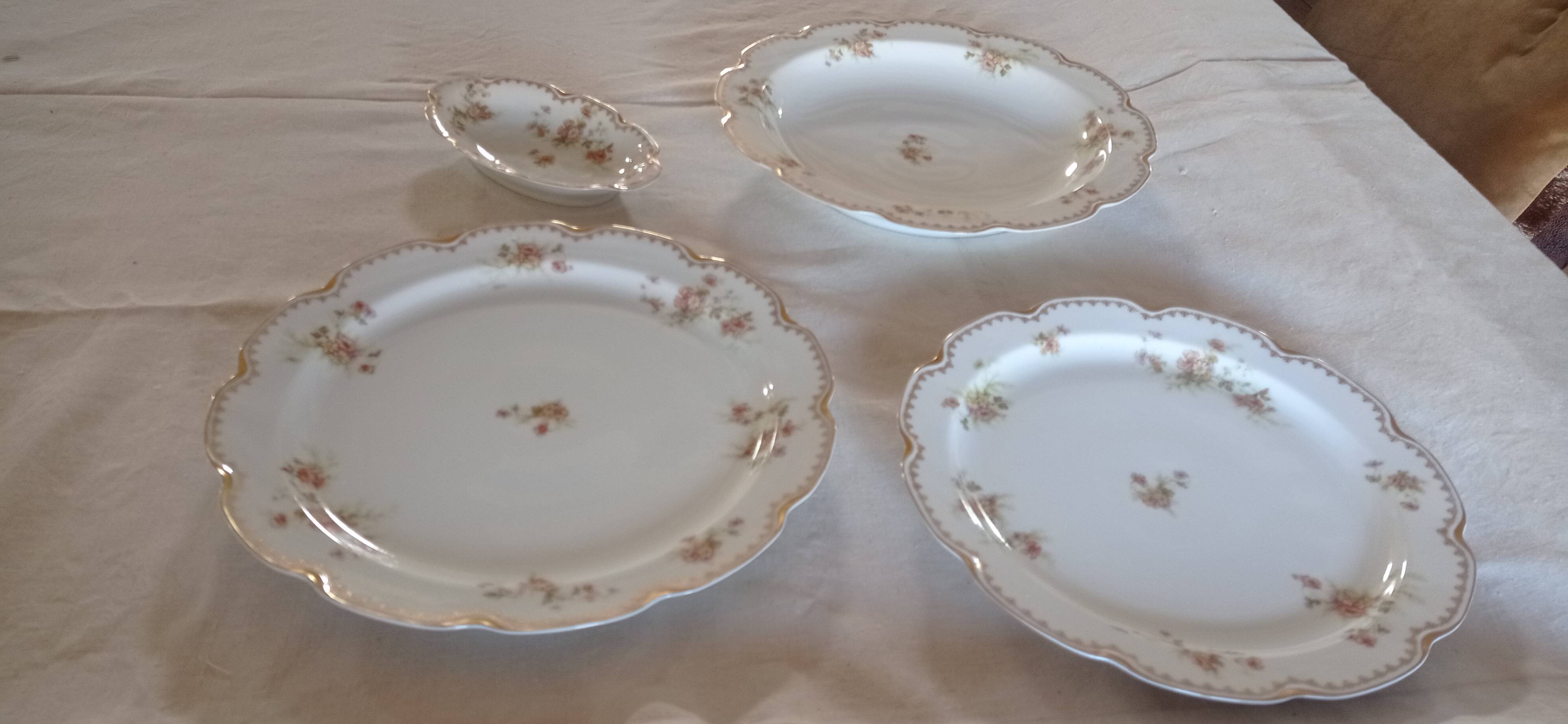 Services de vaisselle Haviland, porcelaine de Limoges