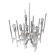 Lustre vintage chromé Gaetano Sciolari, 1970