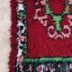 Red Boujad Moroccan rug - 337 x 93 cm