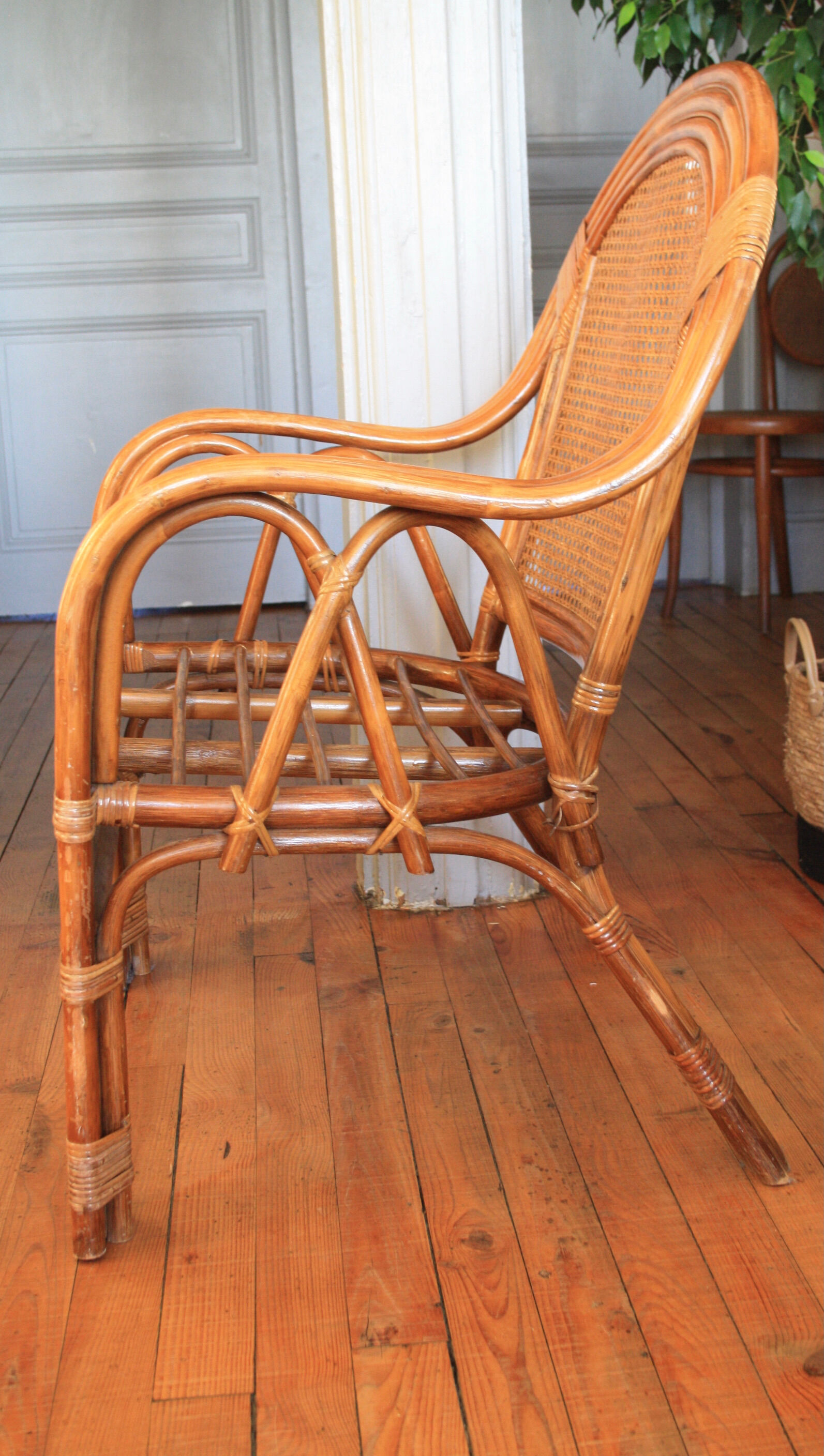 Rattan chair and caning