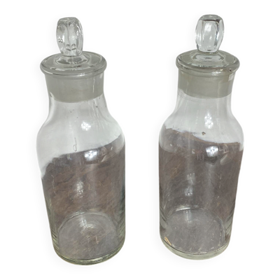 Bouteilles  en verre soufflé