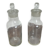 Bouteilles  en verre soufflé
