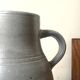 Large ceramic stoneware jug in grey glazed – handcrafted in France around 1970.