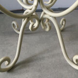 Art Nouveau style iron console