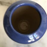 Blue ceramic vase