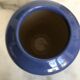 Blue ceramic vase