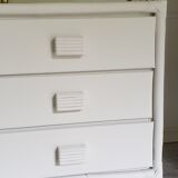 Rattan and bamboo chest of drawers