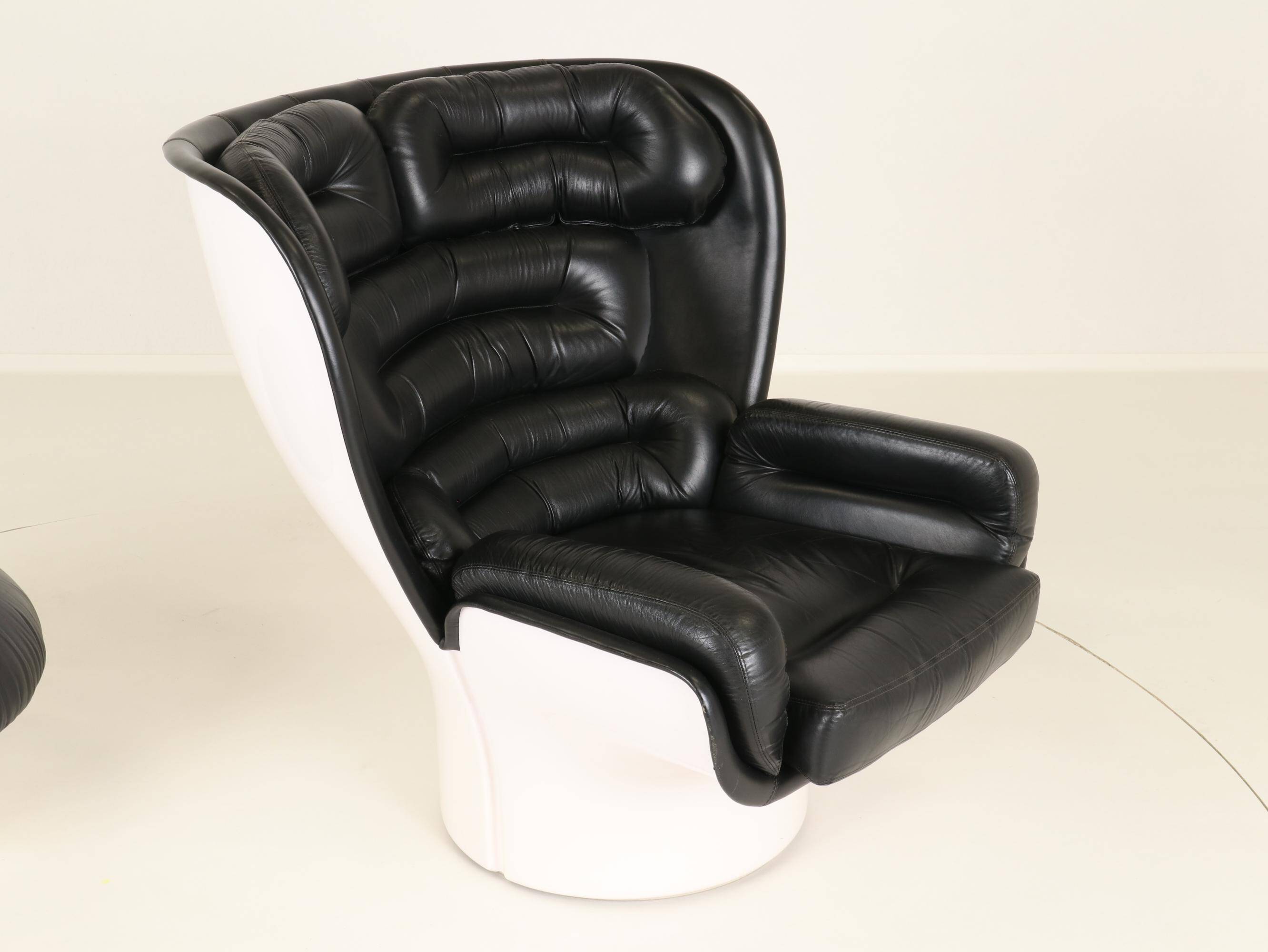 Elda Chair and Ottoman by Joe Colombo for Comfort, Italy, 1970s
