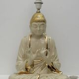 Mid-Century Modern Italian Porcelain Buddha Table Lamp by Zanotto, 1970s