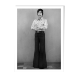 Portrait in Jaipur with pie shovel collar and eph legs