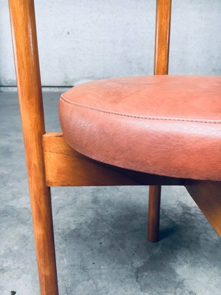 Mid-Century Modern Dining Chairs in the style of Charlotte Perriand, France, 1960s, Set of 4