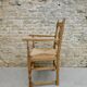 Light wooden neo-rock chair and 1940s mulella seat