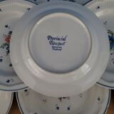 Lot 9 provincial bouquet dessert plates