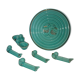 Tablemat, salt shaker and 5 knife holders set