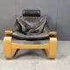 Fauteuil suédois Kroken par Ake Fribyter pour Nelo Möbel, années 1970