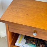 Vintage compass leg bedside table