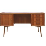 1950s desk in walnut