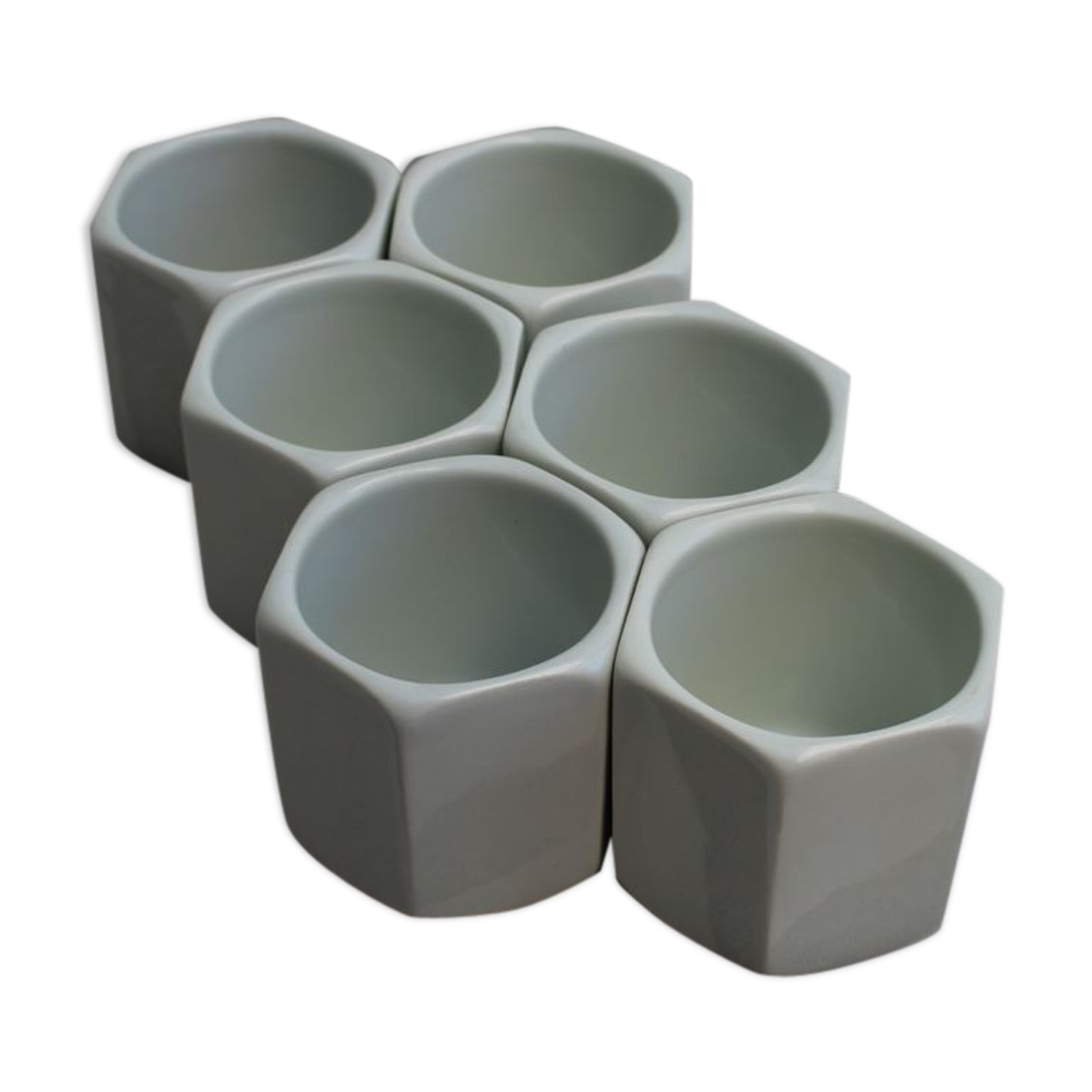 Set of 6 pots