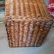 Wicker/rattan storage basket