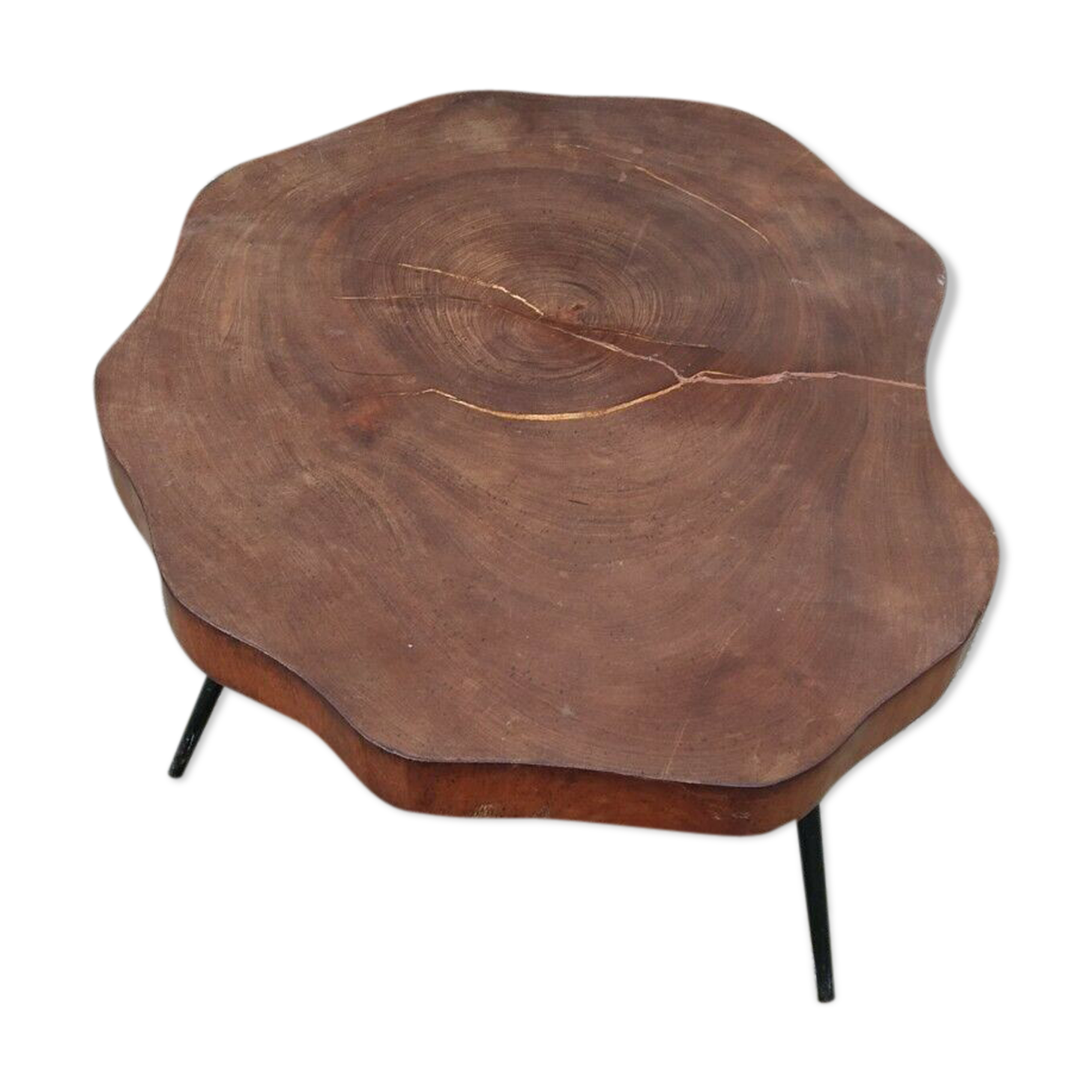 Brutalist free-form coffee table 1950s