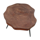 Brutalist free-form coffee table 1950s
