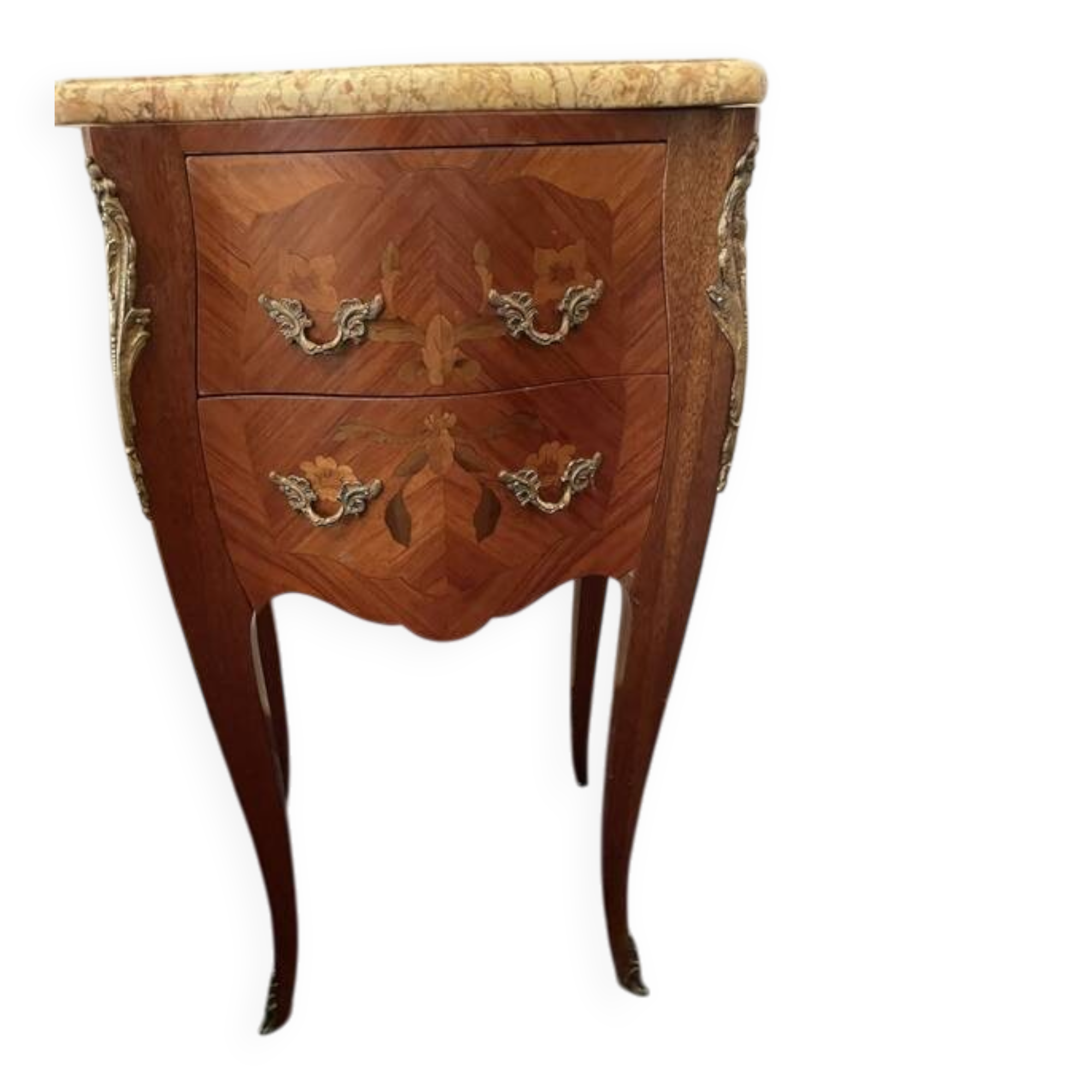 2 louis xv style bedside tables