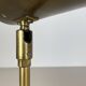 Set of two large minimalist Brass "tube" Wall Light Sconces, Italy 1970s