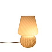Mid Century Murano Mushroom glass table lamp, Italy, 1970s.