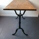 Table bistrot vintage
